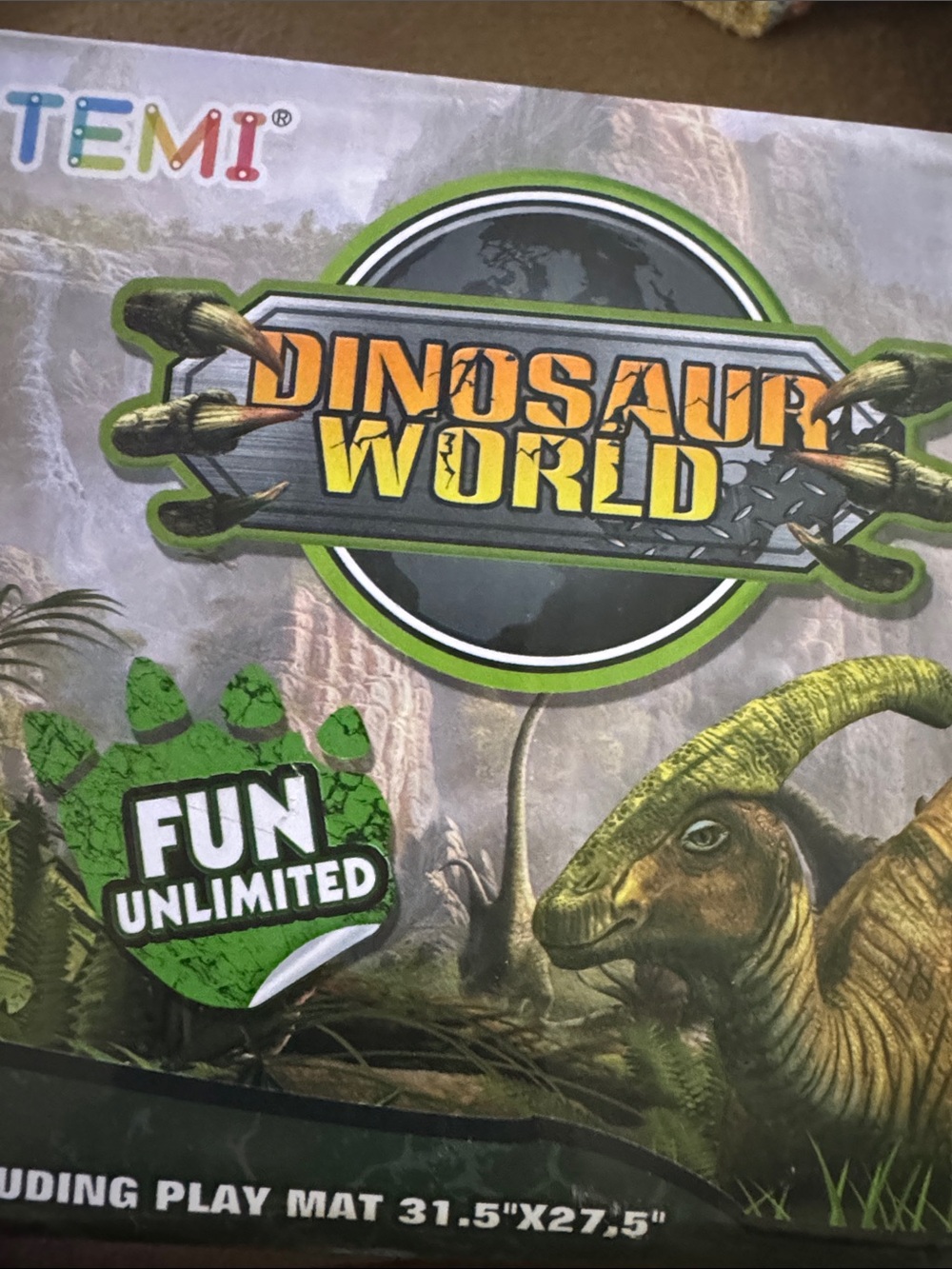 Dinosaur World Kids Toy Playset by - Green